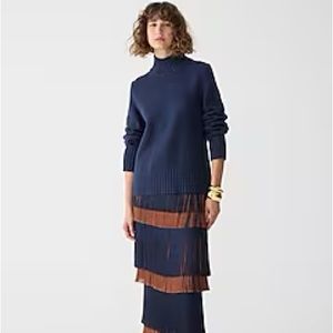 J. Crew cotton turtleneck sweater NWT